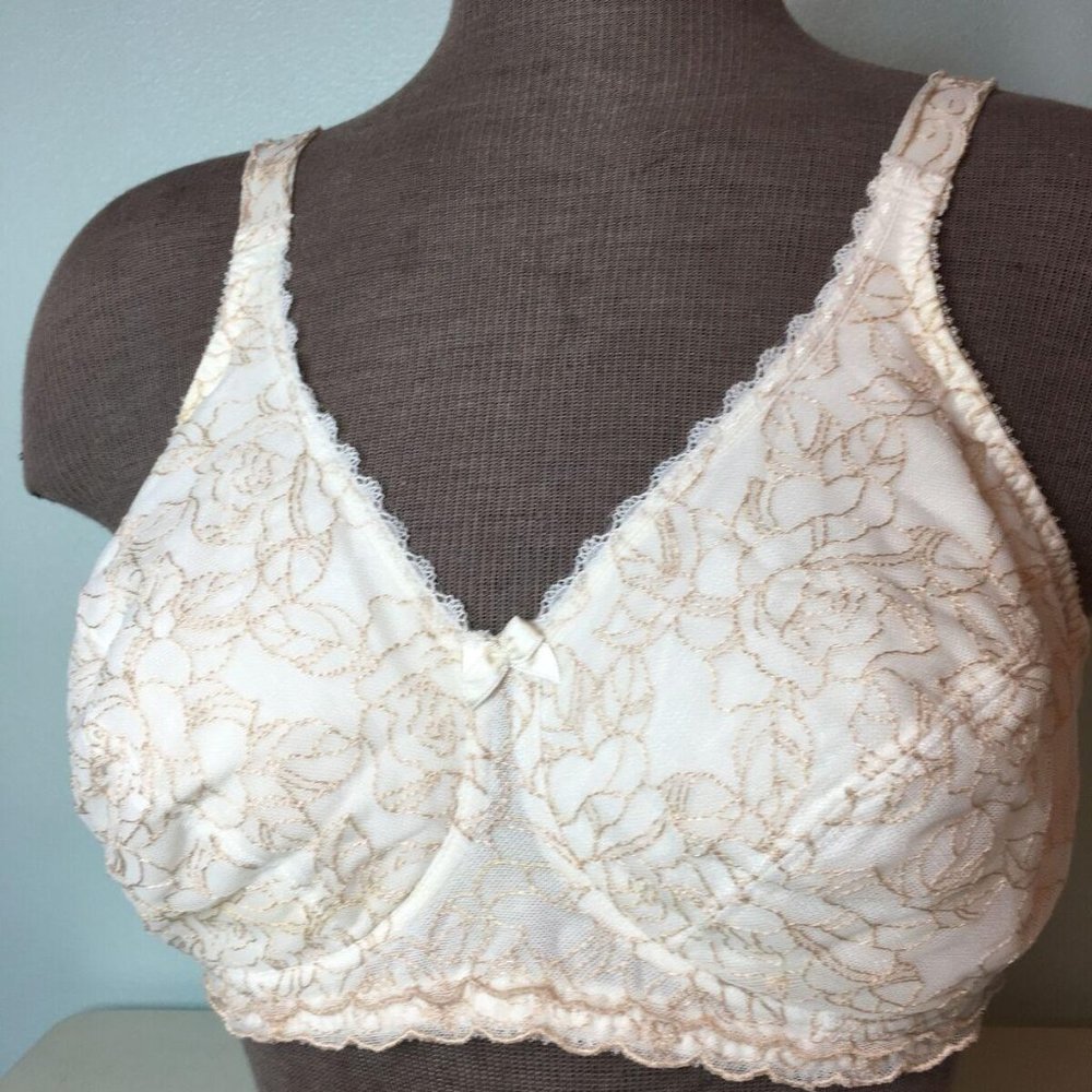Classique #764 Mastectomy Bra Embroidered Floral